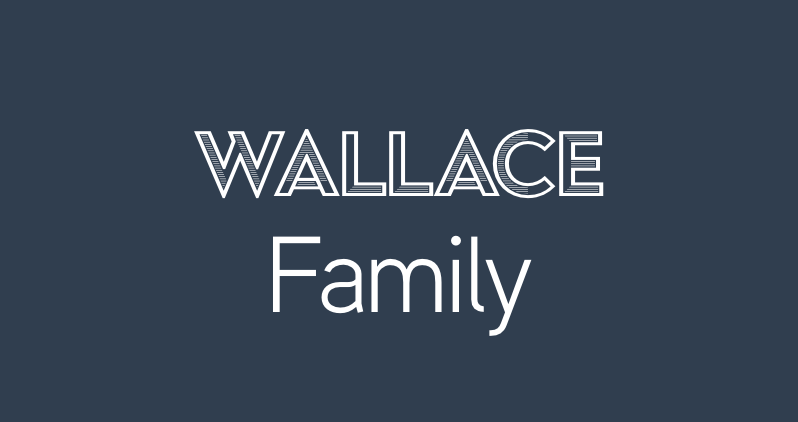 Wallace Family Presentation Card